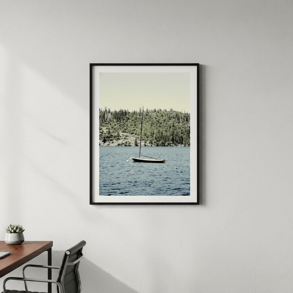 Boat on PC by Hope Bainbridge wall - art - picture - poster