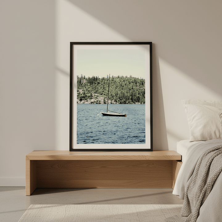 Boat on PC by Hope Bainbridge wall - art - picture - poster