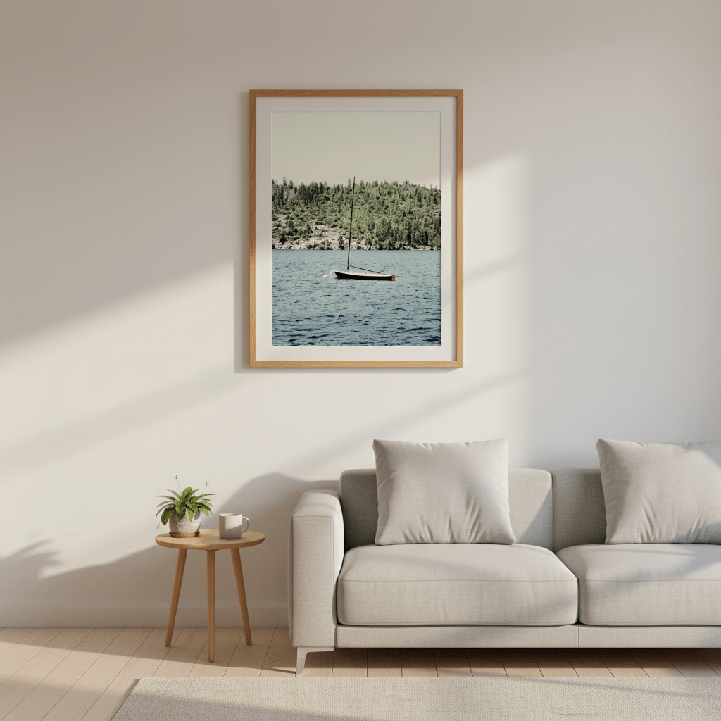 Boat on PC by Hope Bainbridge wall - art - picture - poster