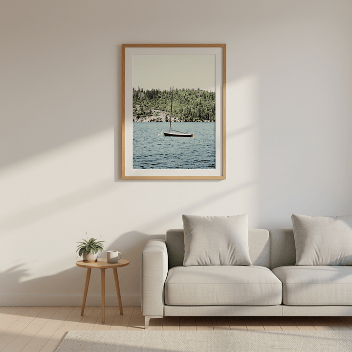 Boat on PC by Hope Bainbridge wall - art - picture - poster