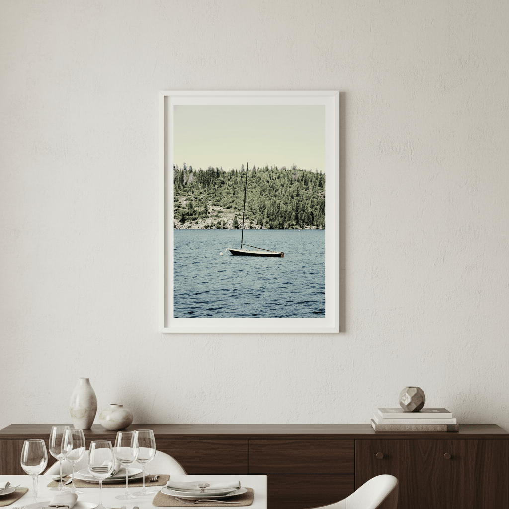 Boat on PC by Hope Bainbridge wall - art - picture - poster