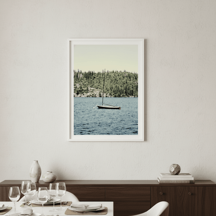 Boat on PC by Hope Bainbridge wall - art - picture - poster