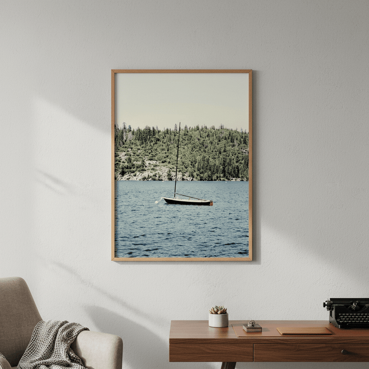 Boat on PC by Hope Bainbridge wall - art - picture - poster