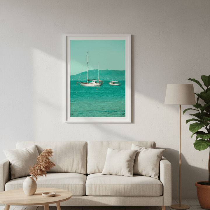 Boats Anchored in the Bay by Steven Scott wall - art - picture - poster