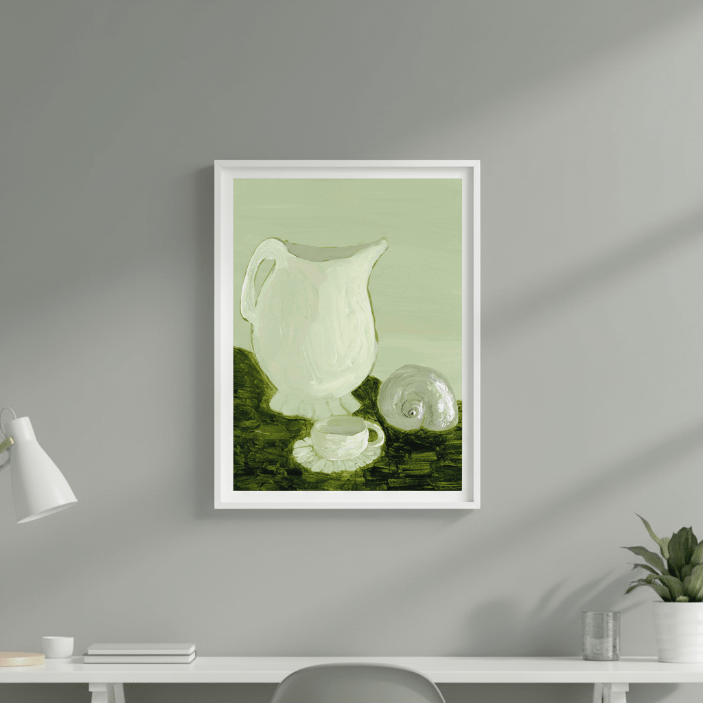 Bodegon Verde by Marina Garcia Fernandez wall - art - picture - poster