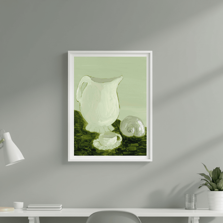 Bodegon Verde by Marina Garcia Fernandez wall - art - picture - poster