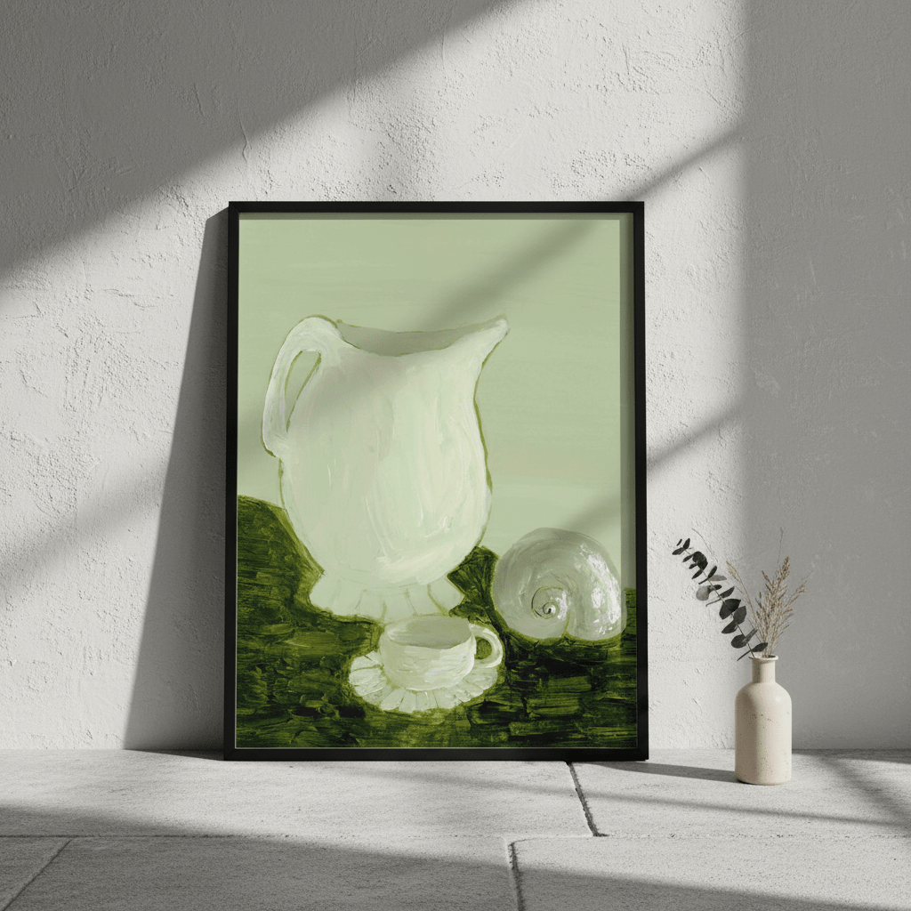 Bodegon Verde by Marina Garcia Fernandez wall - art - picture - poster