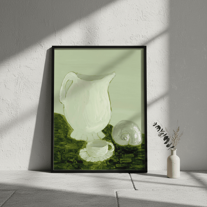 Bodegon Verde by Marina Garcia Fernandez wall - art - picture - poster