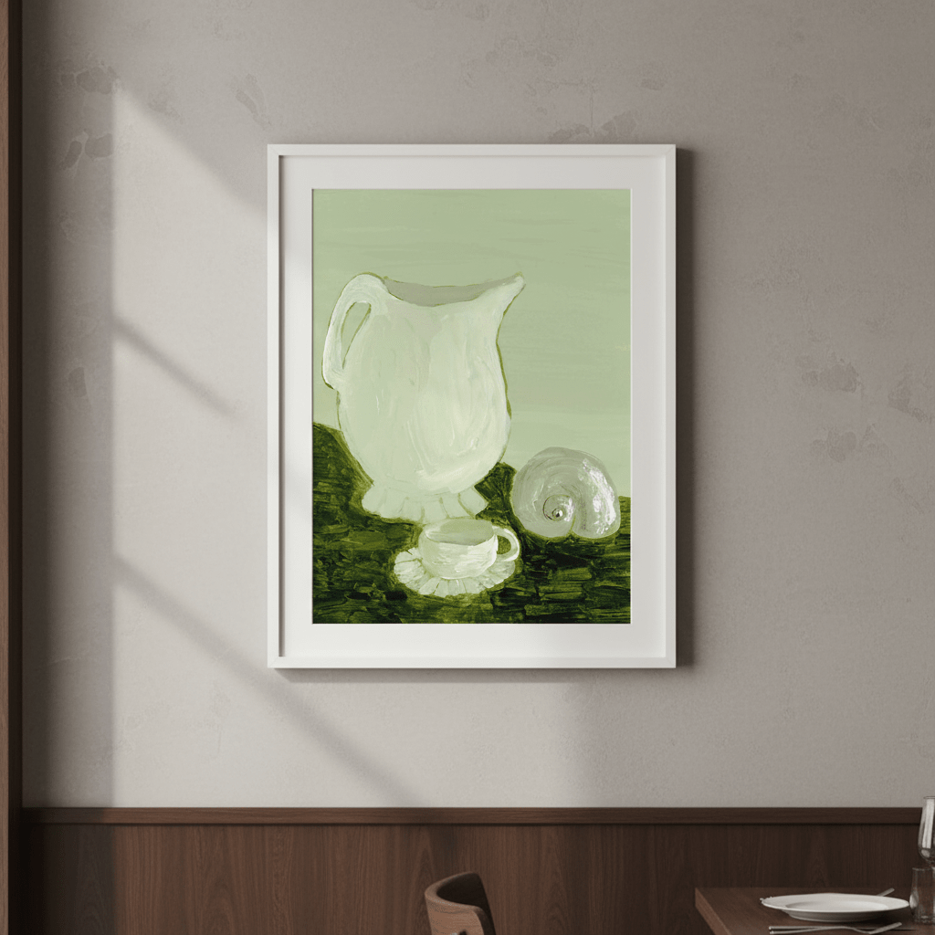 Bodegon Verde by Marina Garcia Fernandez wall - art - picture - poster