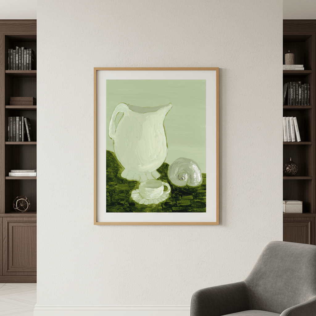 Bodegon Verde by Marina Garcia Fernandez wall - art - picture - poster