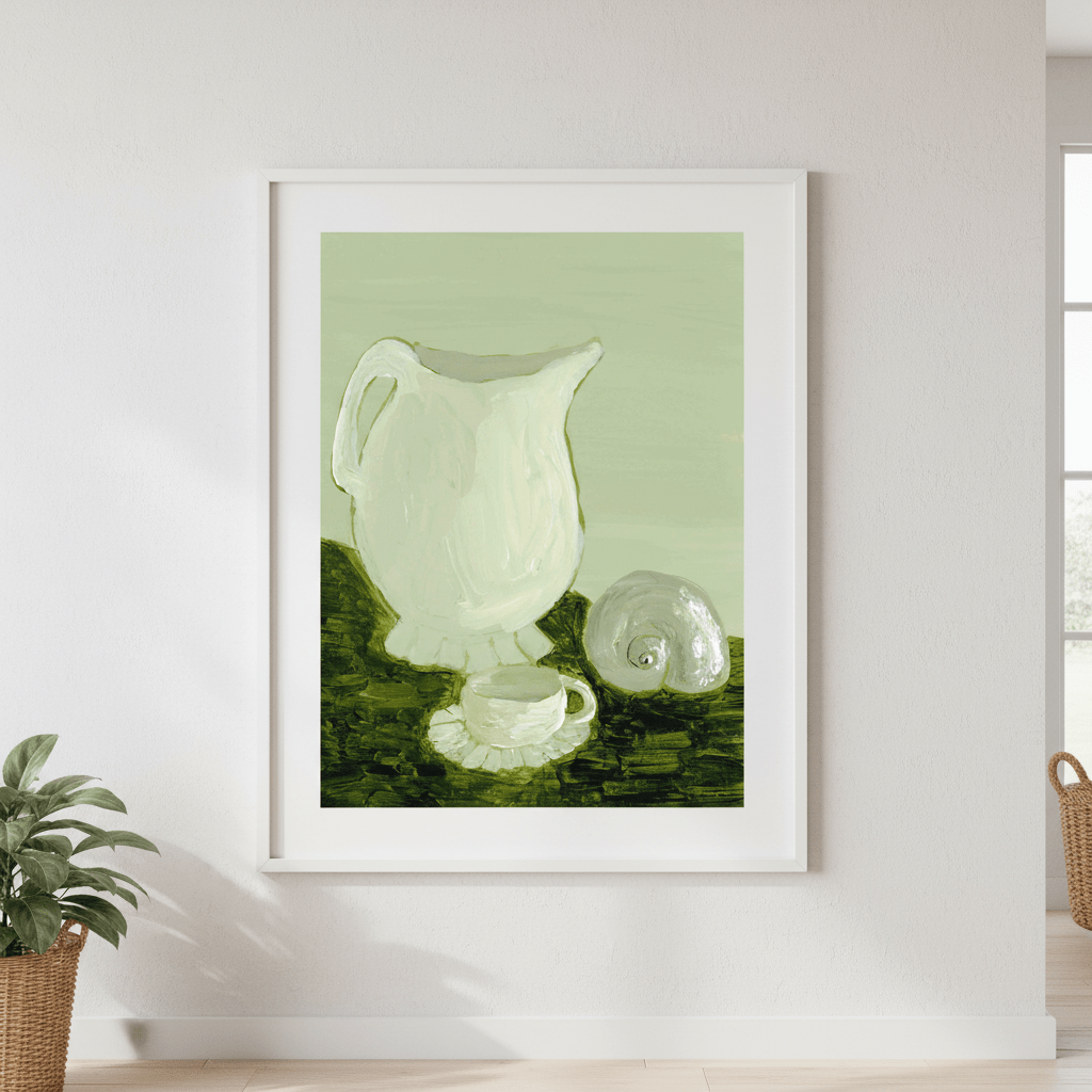 Bodegon Verde by Marina Garcia Fernandez wall - art - picture - poster