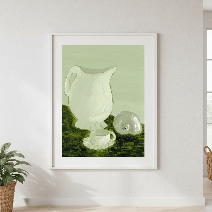 Bodegon Verde by Marina Garcia Fernandez wall - art - picture - poster