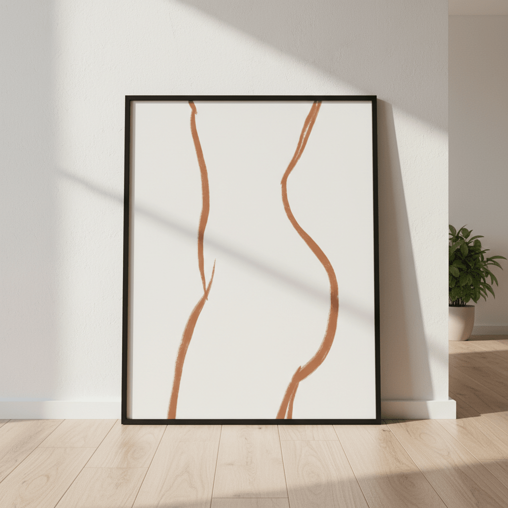 Body of a Woman by Ivy Green Illustrations wall - art - picture - poster