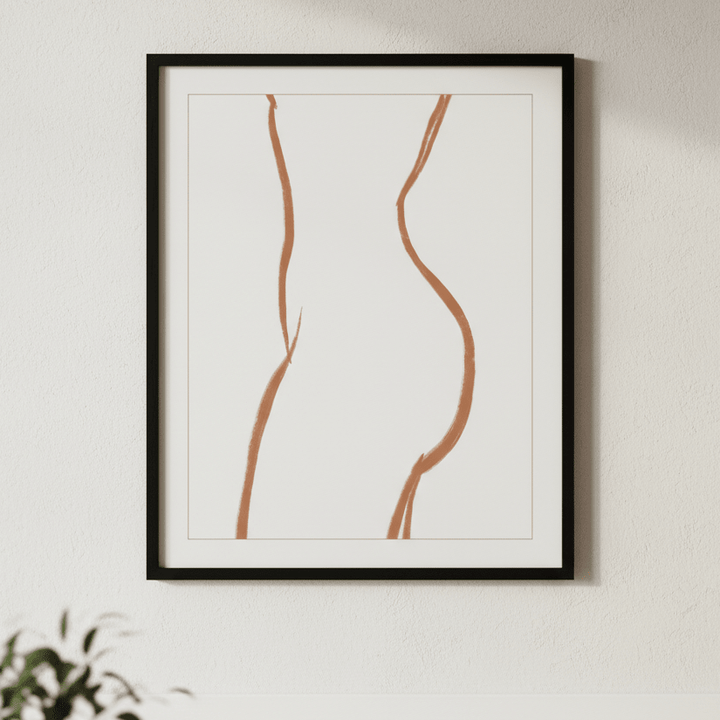 Body of a Woman by Ivy Green Illustrations wall - art - picture - poster