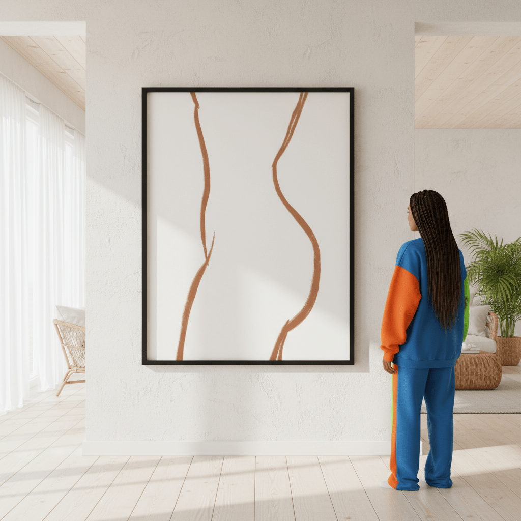 Body of a Woman by Ivy Green Illustrations wall - art - picture - poster