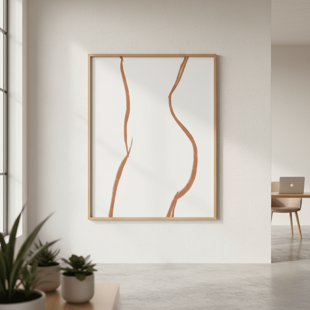 Body of a Woman by Ivy Green Illustrations wall - art - picture - poster