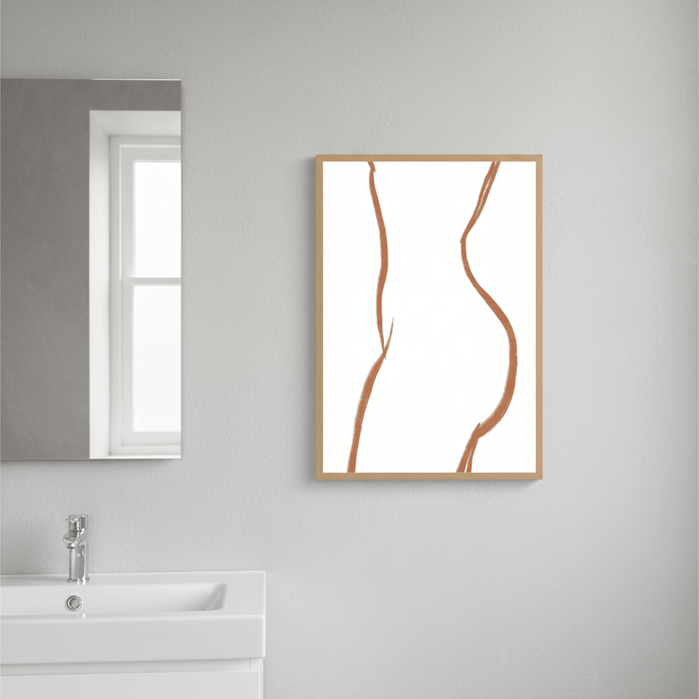 Body of a Woman by Ivy Green Illustrations wall - art - picture - poster