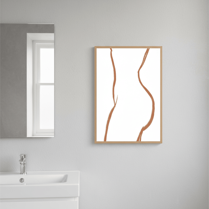 Body of a Woman by Ivy Green Illustrations wall - art - picture - poster