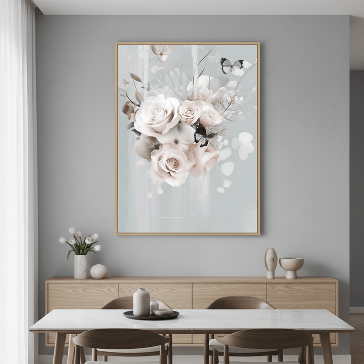Boho Blue Bloom Complement by Bella Eve wall - art - picture - poster