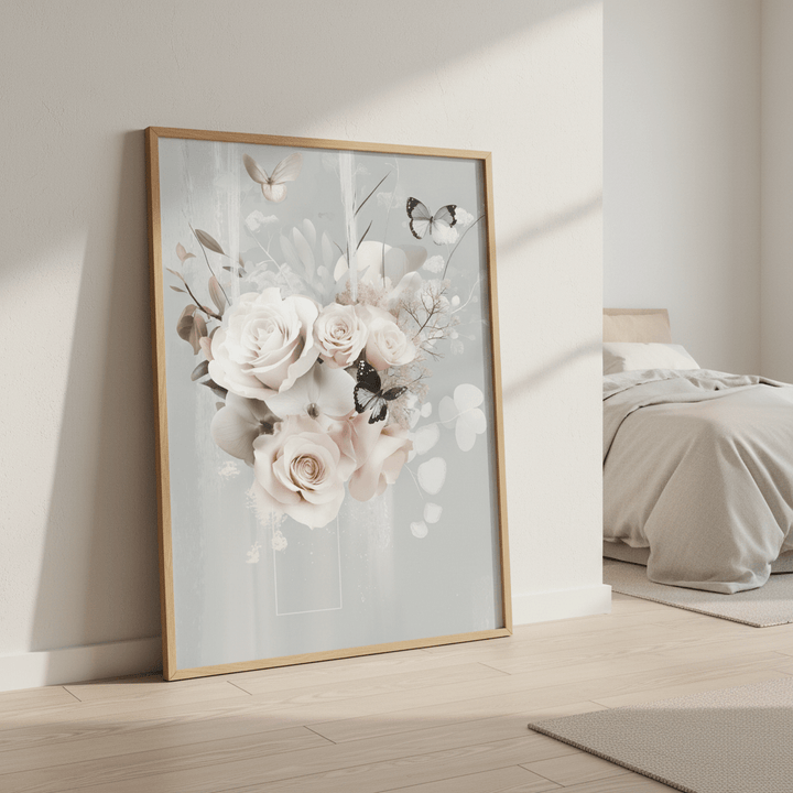 Boho Blue Bloom Complement by Bella Eve wall - art - picture - poster