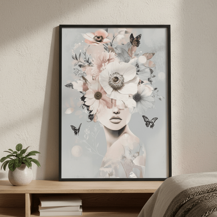 Boho Blue by Bella Eve wall - art - picture - poster