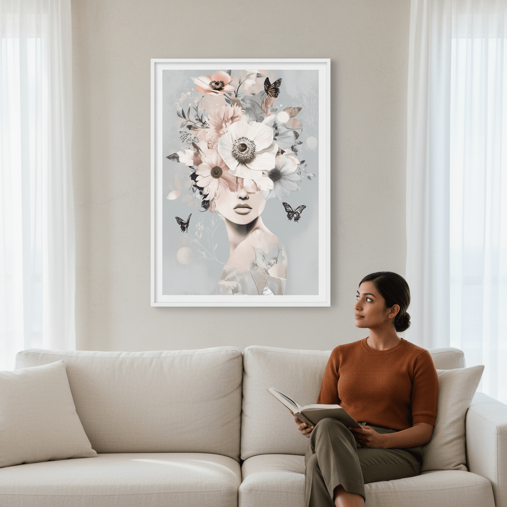 Boho Blue by Bella Eve wall - art - picture - poster