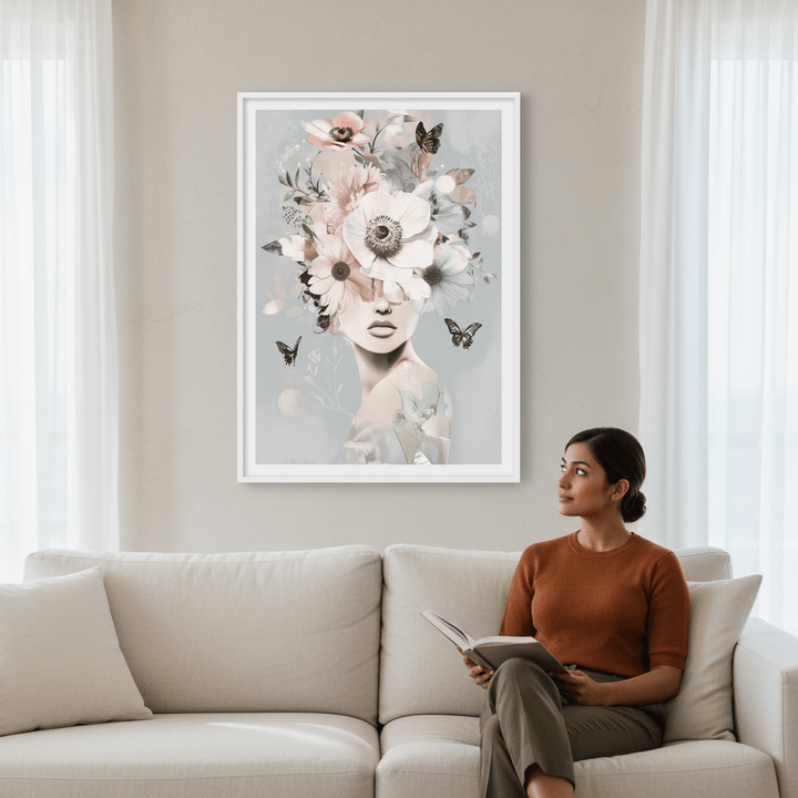 Boho Blue by Bella Eve wall - art - picture - poster