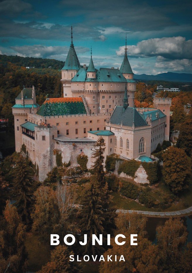 Bojnice Castle Travel Poster by L10