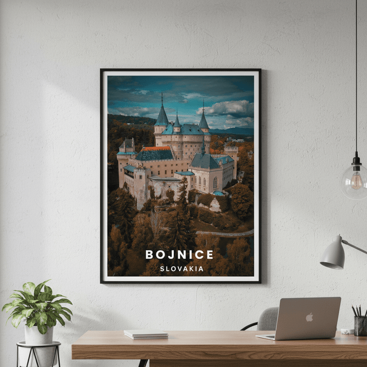 Bojnice Castle Travel Poster by L10 wall - art - picture - poster