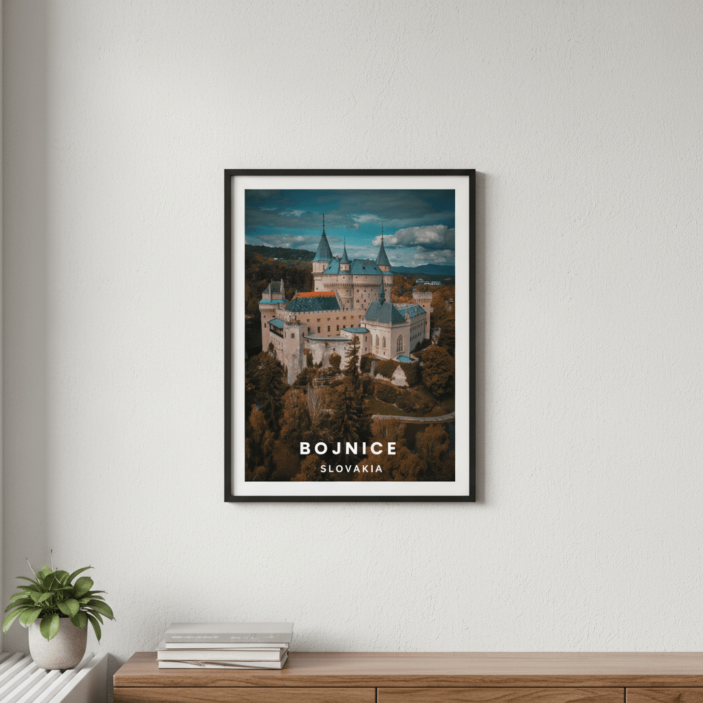 Bojnice Castle Travel Poster by L10 wall - art - picture - poster