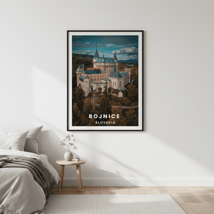 Bojnice Castle Travel Poster by L10 wall - art - picture - poster