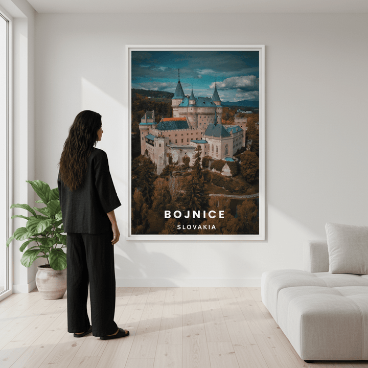 Bojnice Castle Travel Poster by L10 wall - art - picture - poster