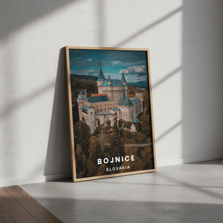 Bojnice Castle Travel Poster by L10 wall - art - picture - poster