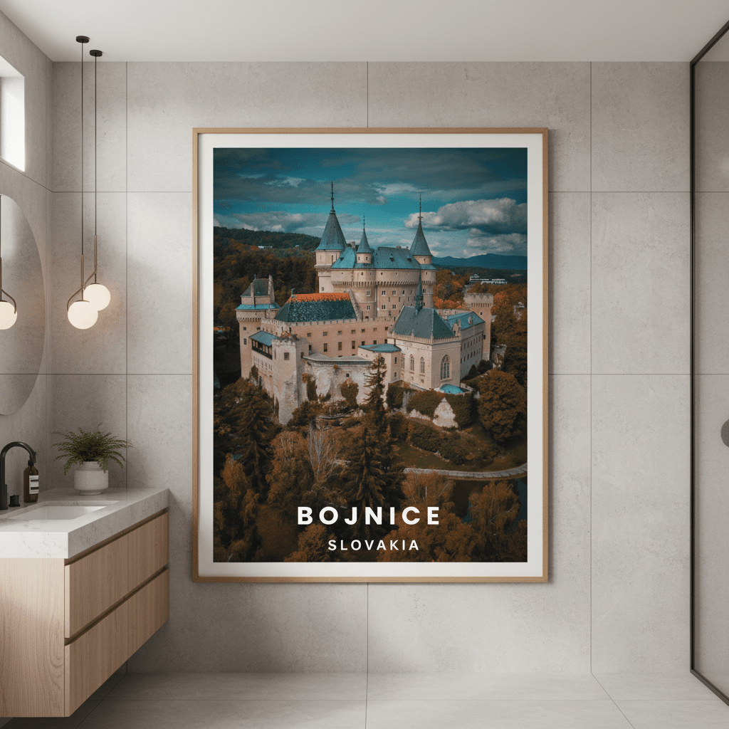 Bojnice Castle Travel Poster by L10 wall - art - picture - poster