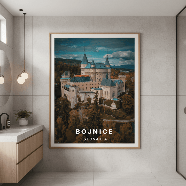 Bojnice Castle Travel Poster by L10 wall - art - picture - poster