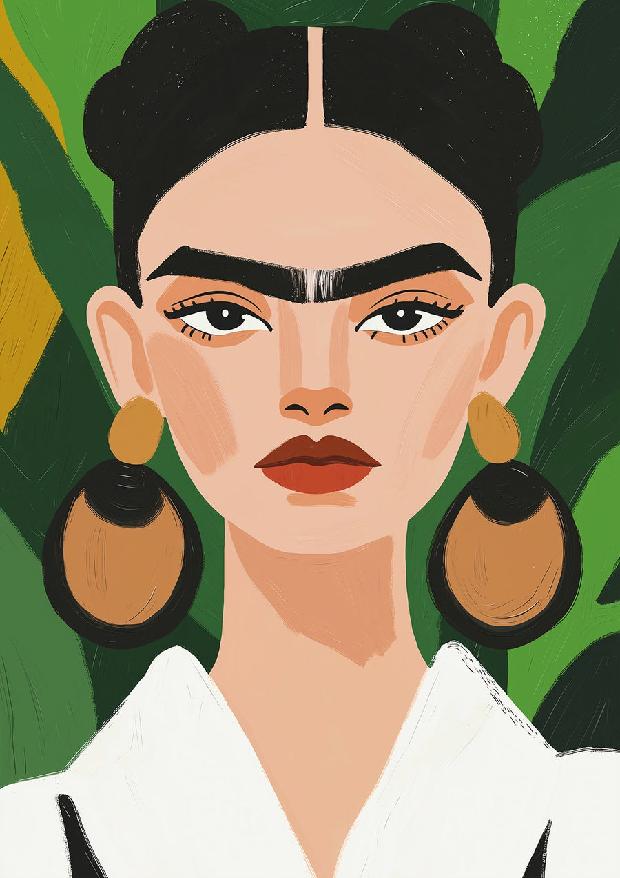 Bold Bloom Frida Kahlo Art