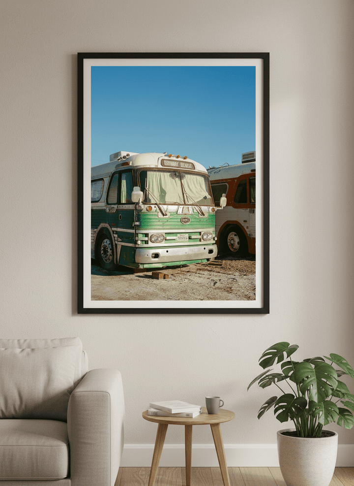 Modern wall art styled above a sofa in a neutral living room