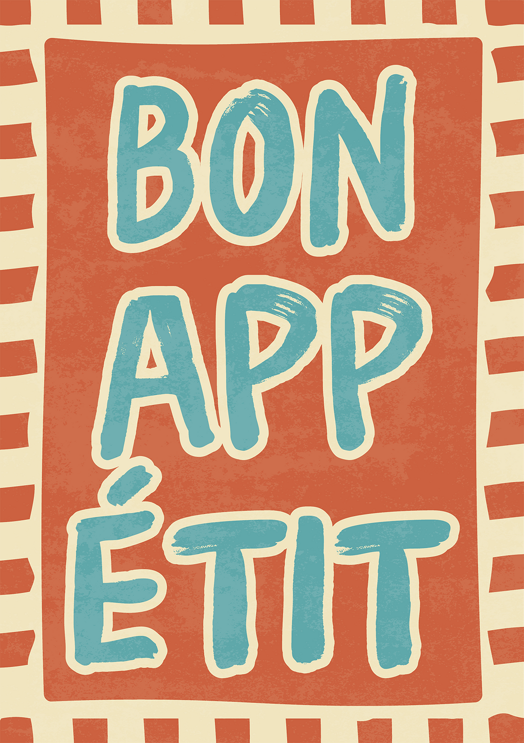 Bon Appetit Print Artwork - Style My Wall,frame