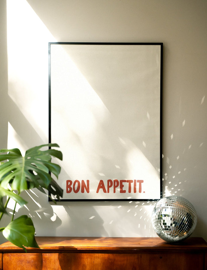 Bon Appetit Wall Art Print wall - art - picture - poster