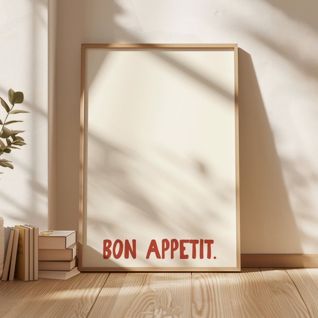 Bon Appetit Wall Art Print wall - art - picture - poster
