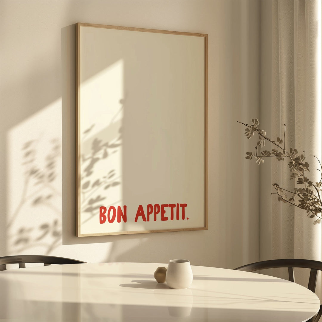Bon Appetit Wall Art Print wall - art - picture - poster