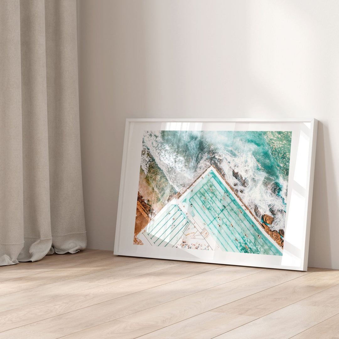 Bondi Beach The Icebergs Framed Wall Art - Style My Wall