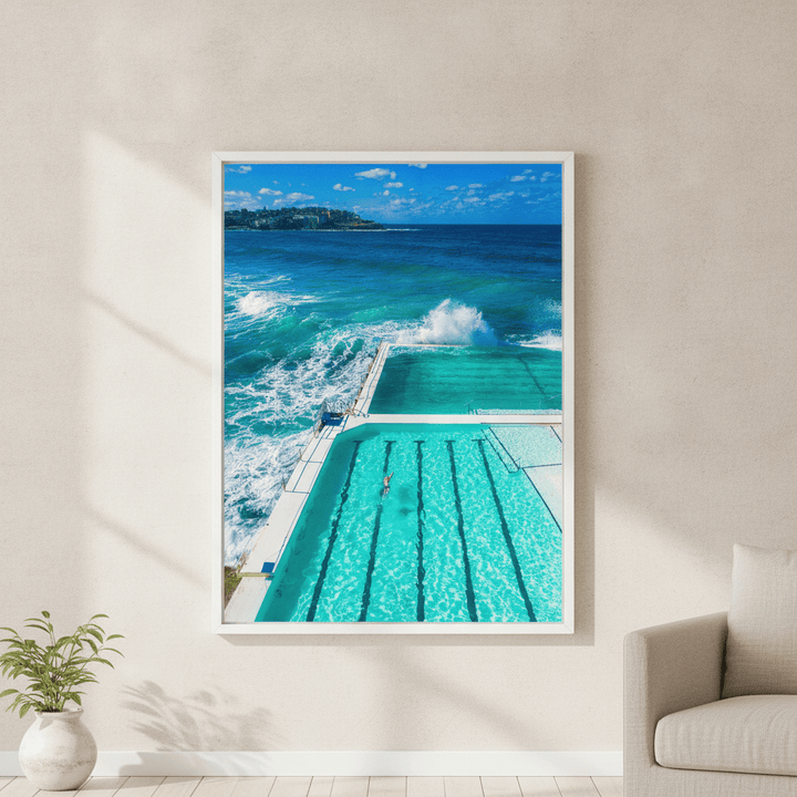 Bondi Poolside Swim Photograph wall-art-picture-poster