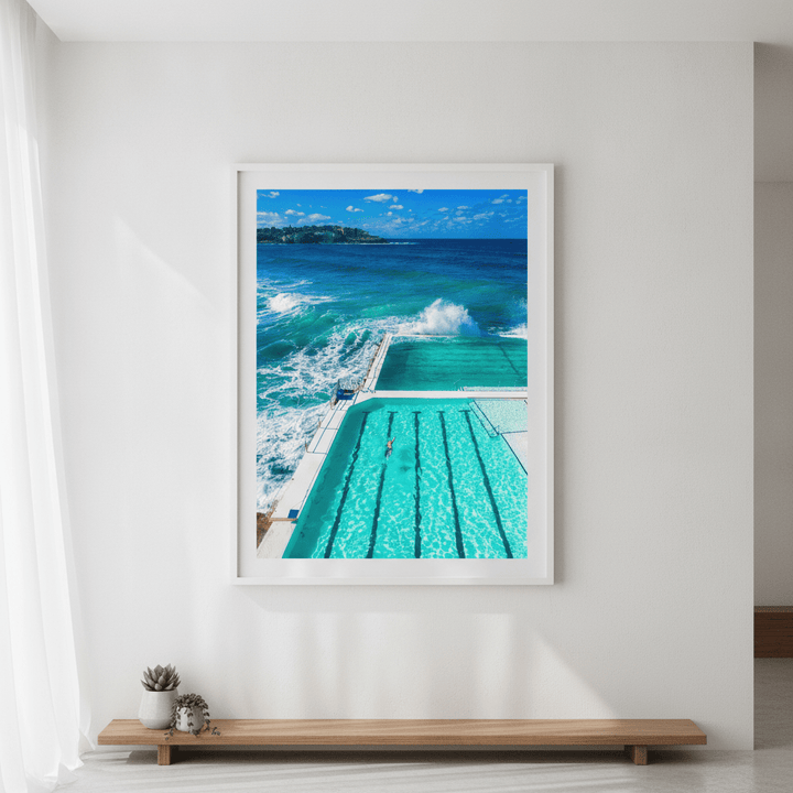 Bondi Poolside Swim Photograph wall-art-picture-poster