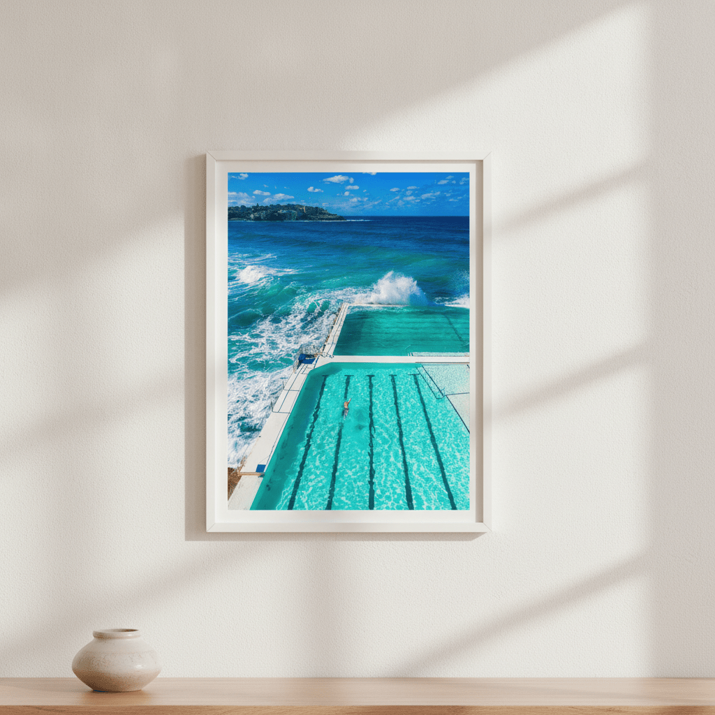 Bondi Poolside Swim Photograph wall-art-picture-poster
