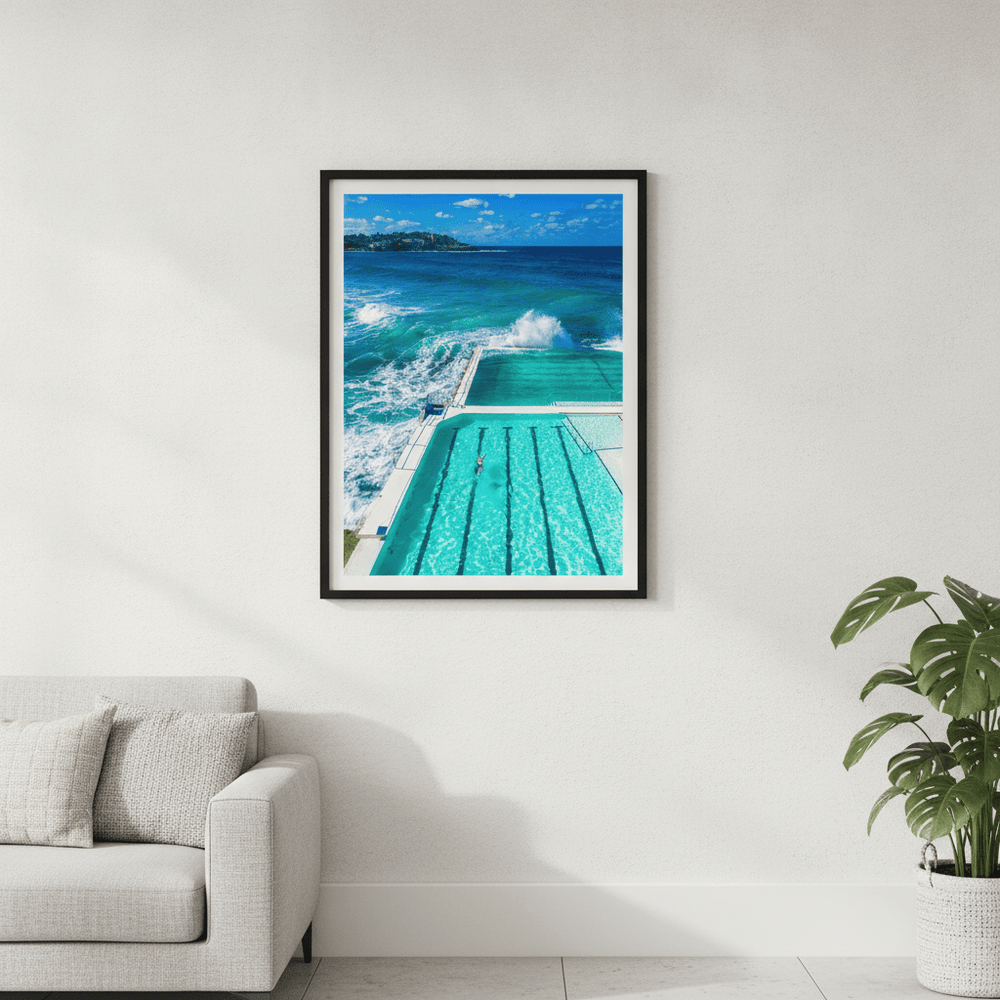 Bondi Poolside Swim Photograph wall-art-picture-poster