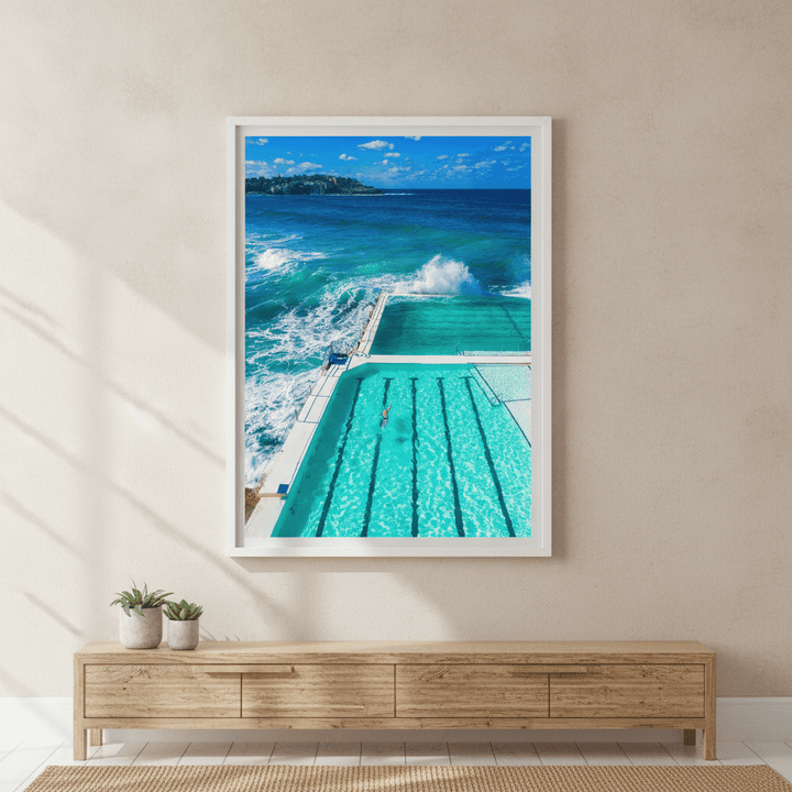 Bondi Poolside Swim Photograph wall-art-picture-poster