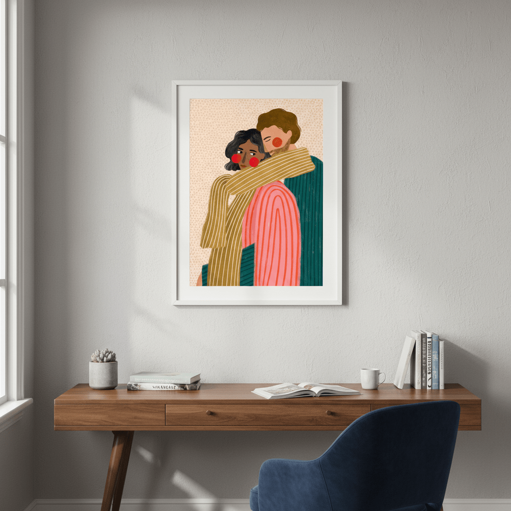 Bonding by Bea Muller wall - art - picture - poster