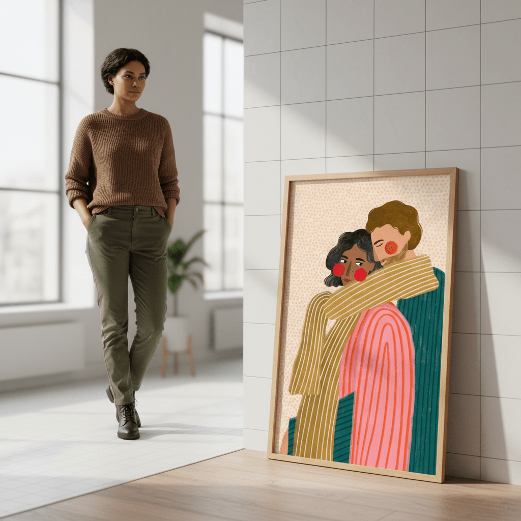 Bonding by Bea Muller wall - art - picture - poster