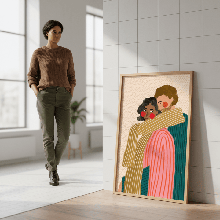Bonding by Bea Muller wall - art - picture - poster